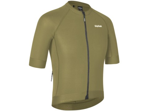 GripGrab PACR Short Sleeve Jersey Men's, S, olive green