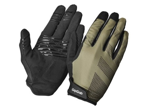GripGrab Ride RC Lite Padded Full F Summer Glove, olive green, L
