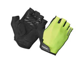 GripGrab Ride RC Max Padded Short F Summer Gloves, yellow hi-vis, L