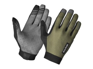 GripGrab Vertical 2 InsideGrip Full Finger Summer Gloves, XXL olive green