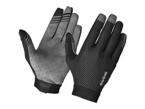 GripGrab Vertical 2 InsideGrip Full Finger Summer Gloves, black, X