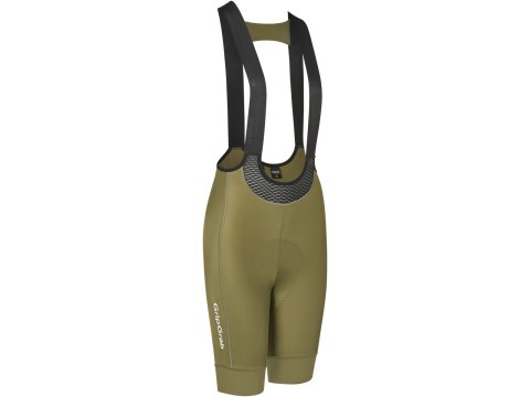 GripGrab W's PACR Bib Shorts Women's, L, olive green