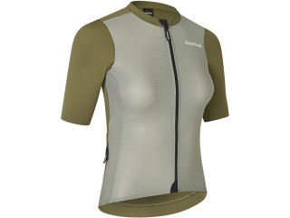 GripGrab W's PACR Lightweight Short Sleeve Jersey, Women's, M olive green
