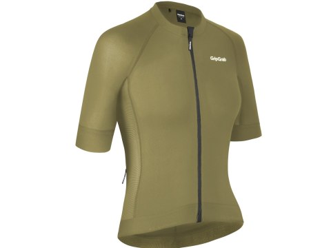 GripGrab W's PACR Short Sleeve Jers Women's, L, olive green