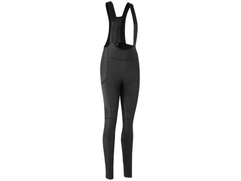 GripGrab W's PACR Thermal Bib Tight No Pad, Women's, XL, black