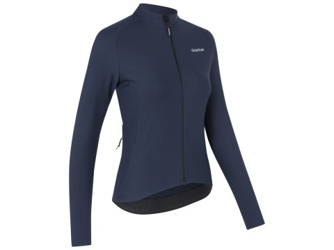 GripGrab W's PACR Thermal Long Slee Jersey, Women's, S, navy blue
