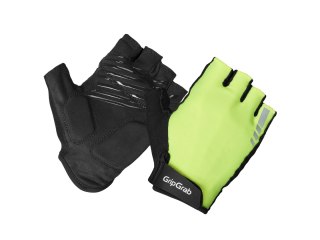 GripGrab W's Ride RC Max Padded Short Finger Summer Gloves, M yellow hi-vis