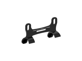 Lezyne Pocket Drive Pro Mount black, Aluminum Frame Mounting, incl. Velcro Security Strap