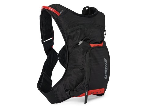 USWE Backpack MTB Hydro 3 3 liter, incl. 2L Bladder black/red