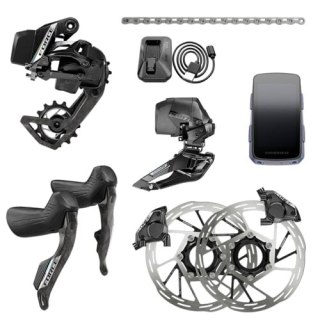 SRAM Force eTap AXS E1 2×12 z komputerem Hammerhead Karoo (00.7918.382.000)