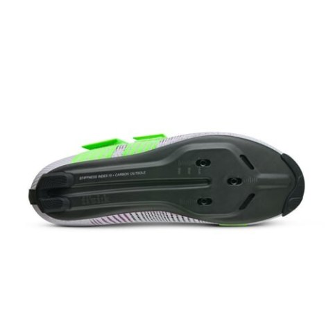 FIZIK BUTY VENTO POWERSTRAP AEROWEAVE LIGHT VIOLET - NEON GREEN (VER3PAR1C3F5D)
