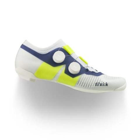 FIZIK BUTY VENTO VEGA CARBON WHITE - YELLOW FLUO (VER1DMR1C2090)