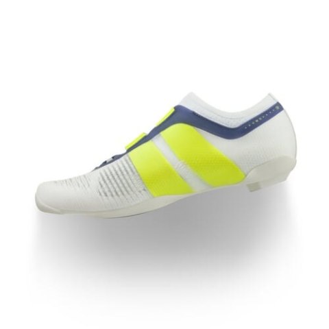 FIZIK BUTY VENTO VEGA CARBON WHITE - YELLOW FLUO (VER1DMR1C2090)