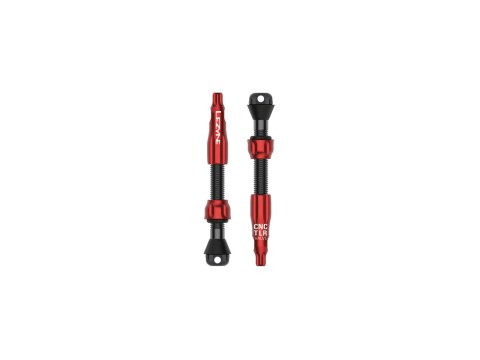Lezyne Tubeless Valve CNC Pro 44mm red