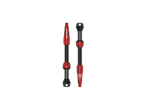 Lezyne Tubeless Valve CNC Pro 60mm red