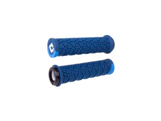 ODI Grips Vanquish v2.1 Lock-On blue/blau w/ black clamps