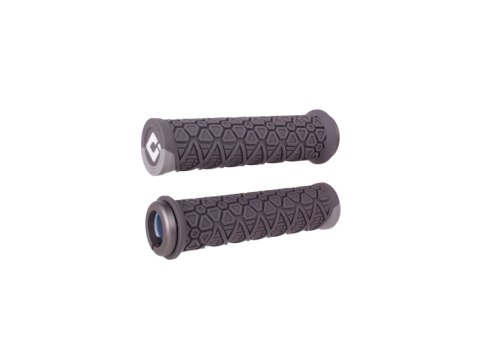 ODI Grips Vanquish v2.1 Lock-On graphite/grey w/ black clamps