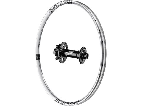 Reverse Wheel, Front, Black One 26" 9 x 100 mm with Base Hub silver