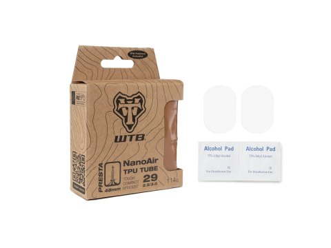 WTB tube 29 x 2.5/3.0", Presta NanoAir TPU, 48 mm valve tan