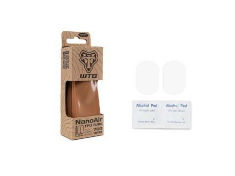 WTB tube 700 x 18/32 Presta NanoAir TPU, 85 mm valve tan