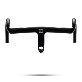 Kierownica BLACK INC CARBON FIBER INTEGRATED BARSTEM HB-04, k. Black (36 cm x 90 mm)