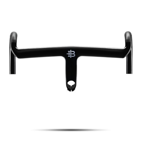 Kierownica BLACK INC CARBON FIBER INTEGRATED BARSTEM HB-04, k. Black (38 cm x 100 mm)