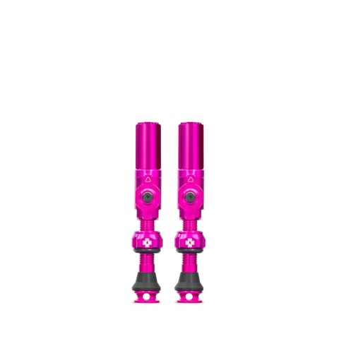 MUC-OFF BIG BORE HYBRID SCHRADER 35mm PINK - Wentyle Bezrdzeniowe Tubeless 35mm Różowe