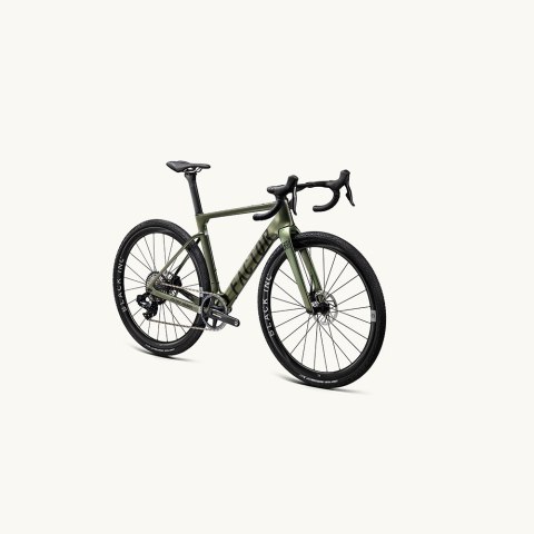 Rama FACTOR (Zestaw Premium) OSTRO GRAVEL UDH Disc k. Olive Green, r. 54