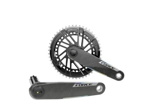 SRAM Kurbelgarnitur Quarq Force E1 165mm, 50-37T ohne Innenlager, DUB