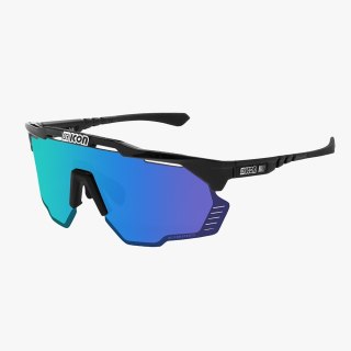 Okulary SCICON AEROSHADE KUNKEN Black Gloss - SCNPP Multimirror Blue Racing Edition