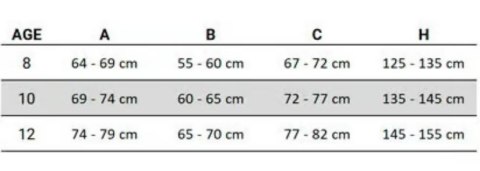 Orca pianka junior OW ZEAL 08 BK