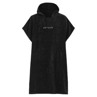 Orca akcesoria ręcznik typu poncho czarny