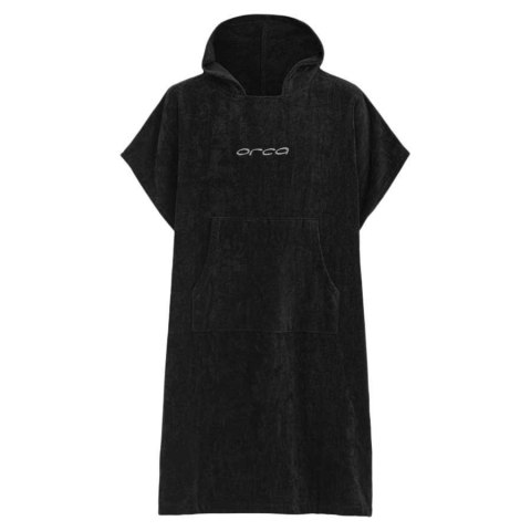 Orca akcesoria ręcznik typu poncho czarny