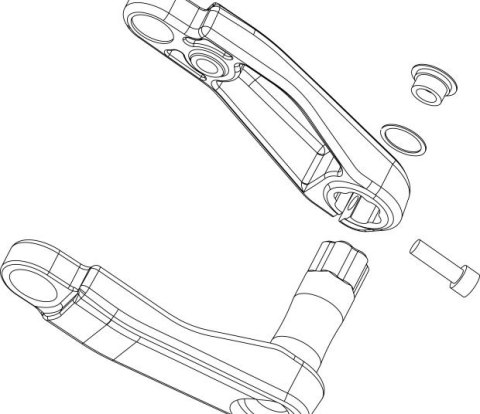 Orbea serwis Link zestaw Rise Carbon 2023. czarny