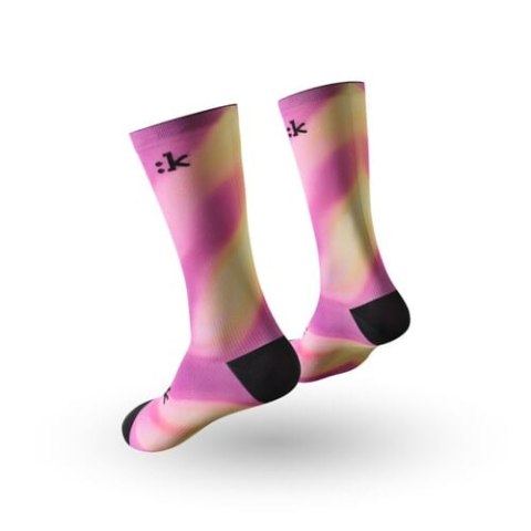 FIZIK PONOŽKY FADED PURPLE/YELLOW (FZSOCKFDA03590)