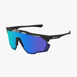 Okulary SCICON AEROSHADE KUNKEN Carbon Matt - SCNPP Multimirror Blue Racing