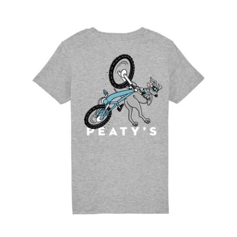 PEATY'S KIDSWEAR TRIKO S KRÁTKÝM RUKÁVEM - CAN CAN / GREY (PKW-25-TEE-CAN-MGH)