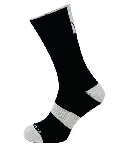 PEATY'S PONOŽKY SHREDSOCKS BLOCK BLACK / WHITE (PPW-SCK-BLC-BK/WT-10)