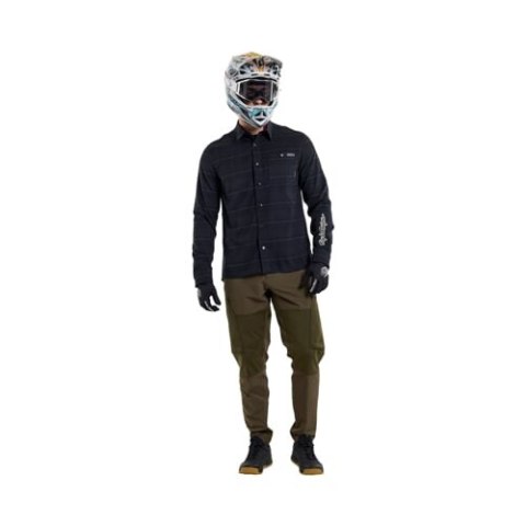 TLD KOSZULA GRIND FLANNEL PLAID CARBON (82765002)