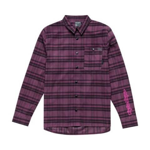 TLD KOSZULA GRIND FLANNEL PLAID DEEP PURPLE (82765003)