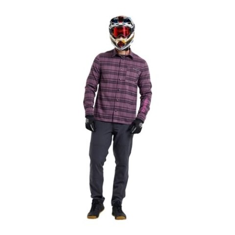 TLD KOSZULA GRIND FLANNEL PLAID DEEP PURPLE (82765003)