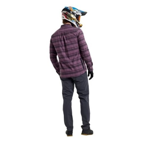 TLD KOSZULA GRIND FLANNEL PLAID DEEP PURPLE (82765003)