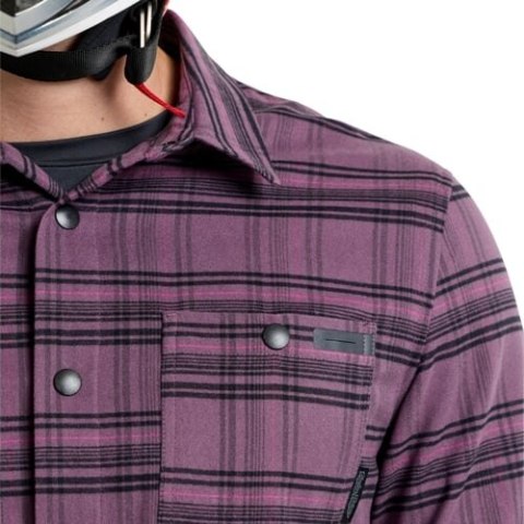 TLD KOSZULA GRIND FLANNEL PLAID DEEP PURPLE (82765003)