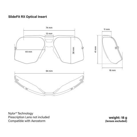 Wkładka pod szkła korekcyjne SCICON AEROSTORM RX OPTICAL INSERT