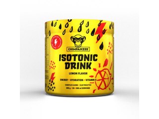 CHIMPANZEE Iso-Drink Lemon 600g per can makes 20 portions of prepared drink