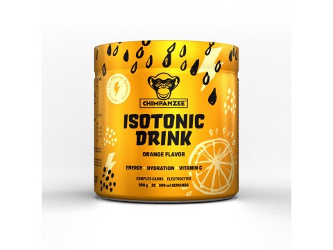 CHIMPANZEE Iso-Drink Orange 600g per can makes 20 portions of prepared drink