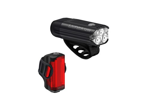 Lezyne Radar React System Front+Rea vehicle detection radar system 1000 lumen front, 250 lumen rear, Y