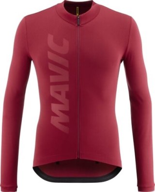 MAVIC MĘSKA KOSZULKA Z DŁUGIM RĘKAWEM AKSIUM THERMO BURGUNDY (T000355)