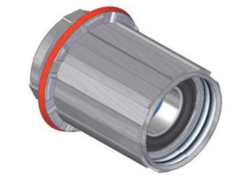 Mahle X20 freehubbody Gen 2 Shim HG silver aluminium