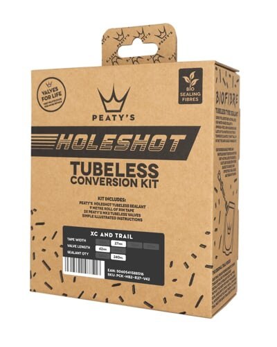 PEATY'S HOLESHOT ZESTAW DO KONWERSJI TUBELESS 27 MM (XC / TRAIL) (PCK-HB2-R27-V42-4)